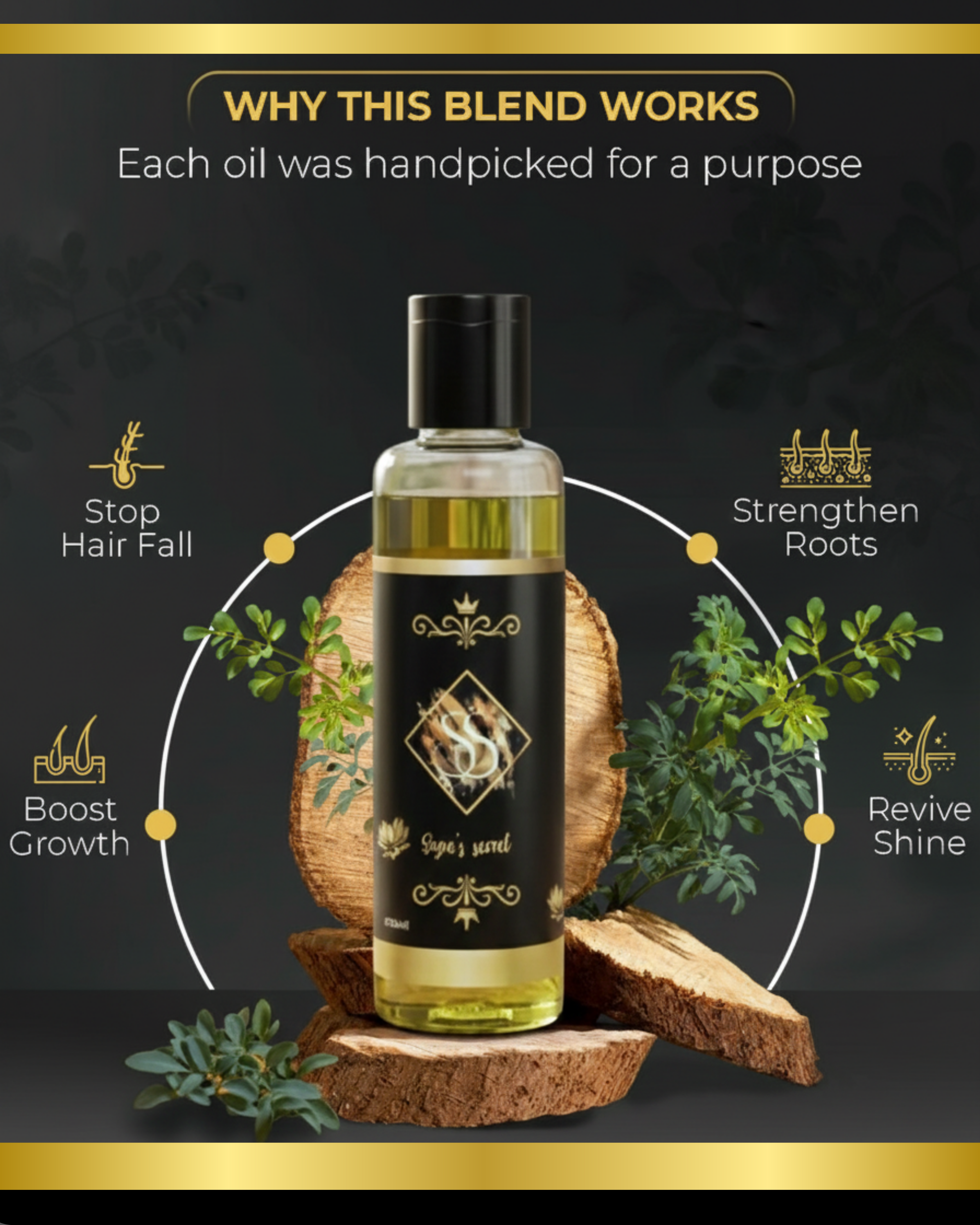 Siya's Secret Hair Oil | Organic Hair Treatment